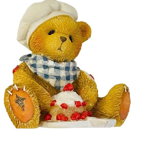 Enesco Cherished Teddies "Matthew" Figurine - Hand-Painted Collectible Bear Baki - Picture 7 of 8